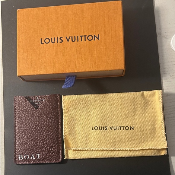 Louis Vuitton Dark Brown Card Holder with Box